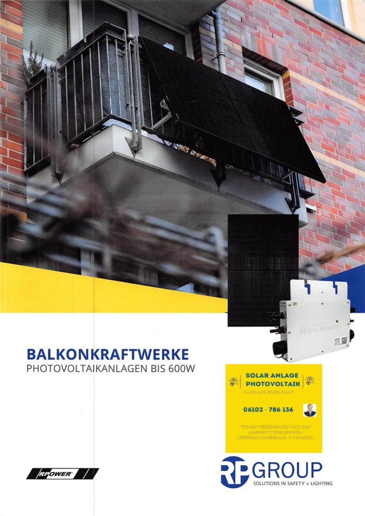 Balkonkraftwerk aus Neu-Isenburg
