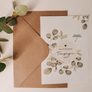 Trauzeugin RubbelKarte