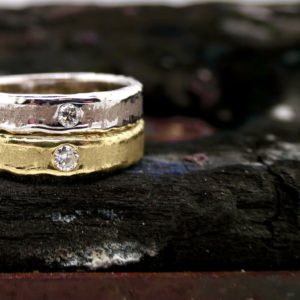 Ring Weißgold Diamant